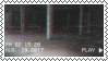 vhs footage of forest stamp