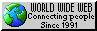 w3 - connecting people since 1991 button