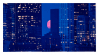 outrun city stamp